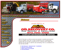 Tablet Screenshot of aaoilrecovery.com